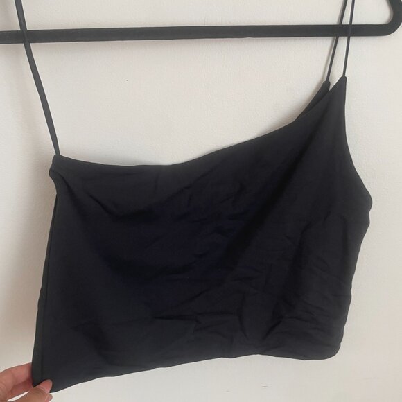 Aritzia Babaton Contour One Shoulder Tank - Black (XL) - Picture 3 of 3